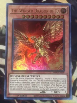 Yugioh: The Winged Dragon Of Ra - LED7-EN000 - Ultra Rare - 1st Edition - NM - Image 1