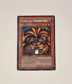 Yugioh Exodia the Forbidden One MC1-EN001 Secret Rare Limited Edition LP - Image 1