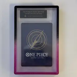 Bandai Uta OP02-120 Paramount War Foil SEC JP Beckett BLACK LABEL Pristine 10 - Image 2