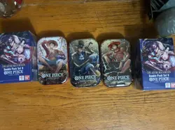 One Piece Tin Set Vol.2 Complete With 2 Azure Seas 7 Double Packs Set 9 Lot Of 5 - Image 1
