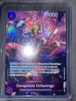 One Piece Donquixote Doflamingo Alt Art (parallel) OP10-071 (English) NM+ - Image 1