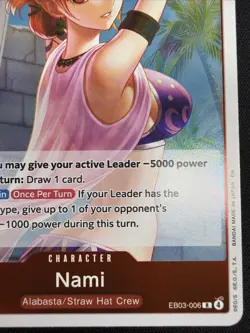 Nami (006) EB03-006 Extra Booster: One Piece Heroines Edition Foil - Image 4