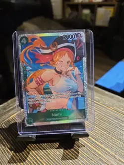 Nami OP14-031 The Azure Sea's Seven Foil NM-Mint English One Piece - Image 1