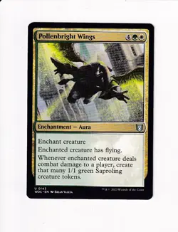 2023 MAGIC THE GATHERING COMMANDER: WILDS OF ELDRAINE POLLENBRIGHT WINGS (#1) - Image 1
