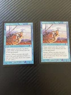 Brain Freeze Scourge Magic The Gathering Pair (2) NM Never Played - Image 1