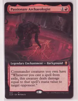 MTG Battle for Baldur's Gate #633 Passionate Archaeologist (Extended Art) - Image 1