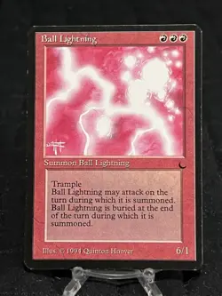 Magic the Gathering Ball Lightning The Dark ~LP~ MTG - Image 1