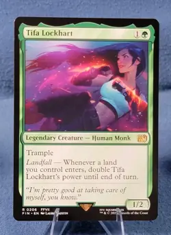 MTG Tifa Lockhart NM - FINAL FANTASY (FIN) 206 R 🔮 C - Image 1