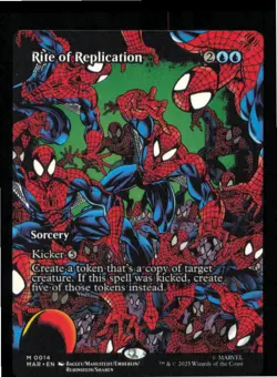 Rite of Replication Borderless 14 Marvel Universe Eternal-Legal MTG NM - Image 1