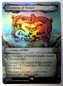 Chronicle of Victory - FOIL Showcase - MTG Lorwyn Eclipsed - Mythic - 0346 NM - Image 1