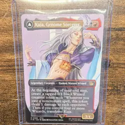 Magic: The Gathering Kuja Genome Sorcerer (Borderless) Final Fantasy NM - Image 1