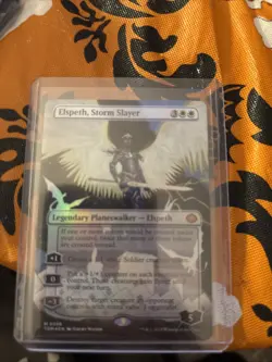 Elspeth, Storm Slayer (Borderless) Tarkir: Dragonstorm Foil - Image 1