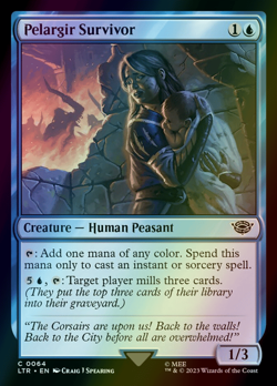 MTG Pelargir Survivor Foil ** The Lord of the Rings ** English (NM) - Image 1