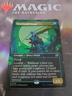 Mtg. Genemorph Imago. Foil Borderless. Edge of Eternities. Pack Fresh - Image 1