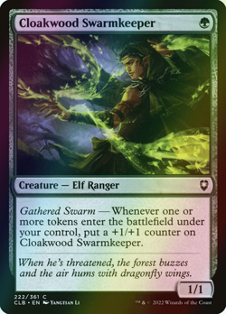 MTG Cloakwood Swarmkeeper Foil ** Battle for Baldur's Gate ** English (NM) - Image 1