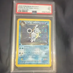 Pokemon Dark Blastoise Team Rocket 1st Edition Holo 3/82 PSA 7 2000 - Image 1