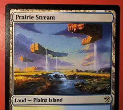 MTG, AETHERDRIFT: PRAIRIE STREAM - RARE #0167, DRC, REGULAR FINISH, NM, LAND - Image 2