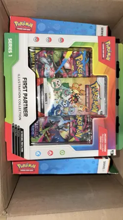Pokemon First Partner Illustration Collection Series 1 Promo Box (2 x Sealed) - Image 1