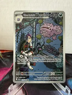 Pokemon TCG Team Rockets Weezing Destined Rivals 199/182 - Image 1