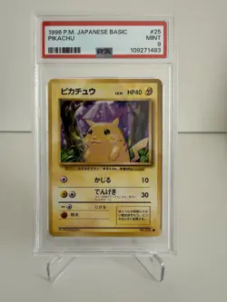Pokemon Pikachu Japanese Base Set 1996 #025 PSA 9 Mint. New Cert Very Clean 🔥 - Image 1