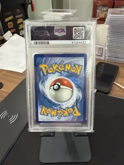 2019 POKEMON SUN & MOON COSMIC ECLIPSE #215 FULL ART/BLASTOISE & PIPLUP GX PSA 9 - Image 2