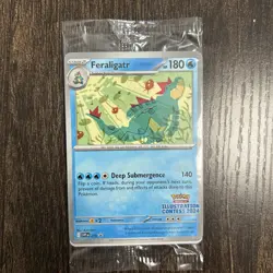 Pokemon Illustration Contest 2024 Promo Feraligatr Pikachu & Toxtricity SEALED - Image 1