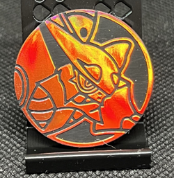 Pokemon Coin Volcanion Chilling Reign Sword & Shield Blister Pack Red NM - Image 3