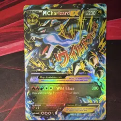 Pokemon M Charizard EX Ultra Rare Full Art Holo Mega 69/106 Flashfire 230 HP - Image 1