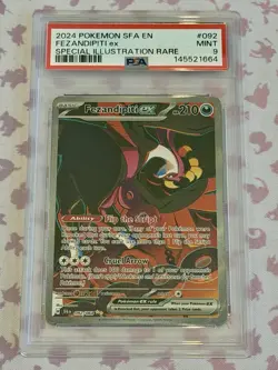 Fezandipiti Ex Holo #092 Special Illustration Rare - 2024 Pokemon SFA EN PSA 9 - Image 1