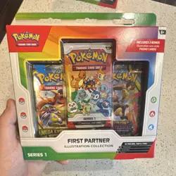 Pokemon First Partner Illustration Collection Series 1 Promo Booster Box SEALED - Image 1