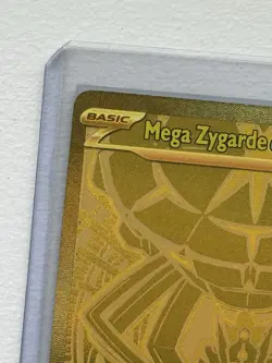 Pokemon TCG Mega Zygarde ex 124/088 Gold Hyper Rare Perfect Order MP Read Desc. - Image 5