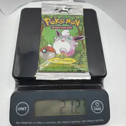 Pokemon Jungle Booster Pack 21.2g HEAVY (Weighed) WOTC Vintage Sealed IN CASE - Image 1