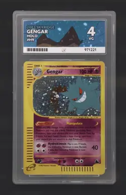 2003 POKEMON SKYRIDGE #H9 GENGAR- HOLO Graded Ace 4 - VERY GOOD - Image 1
