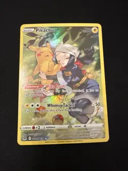 Pokemon TCG Pikachu TG05/TG30 Lost Origin Trainer Gallery Holo Card NM - Image 1