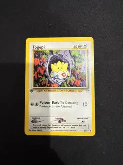 Pokemon TCG: Togepi 51/111 - Neo Genesis 1st Edition - Near Mint! -j - Image 1