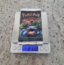 Pokemon Base Set Booster Pack - Sealed Spanish Venusaur Pack - 21.18g - Image 1