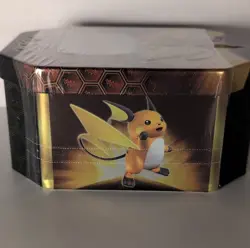 Factory Sealed Nintendo Pokemon TCG Hidden Fates Raichu GX Tin - Image 4