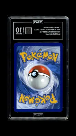 TAG 10 GEM MINT Cynthia's Roserade Destined Rivals Full Art Holo Pokemon 184/182 - Image 2
