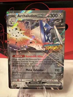 Archaludon Ex 130/191 Surging Sparks Stamped Promo Pokemon TCG Near Mint - Image 1