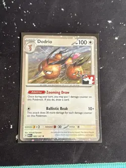 Pokemon Dodrio 085/165 Prize Pack Series Holo Rare - Image 1