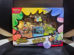 Pokemon Acended Heroes First Partners Deluxe Pin Collection Box SEALED - Image 1