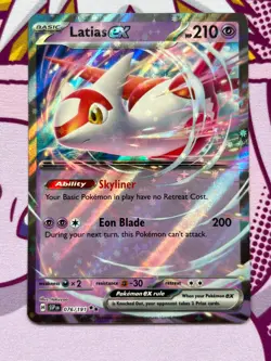Pokemon TCG - Latias ex 076/191 - Surging Sparks - Double Rare Not Stamped - NM - Image 3