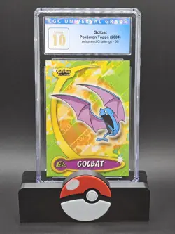 🔥2004 Topps Pokemon Advanced Challenge Golbat #30 CGC PRISTINE 10 POP 4!🔥 - Image 1