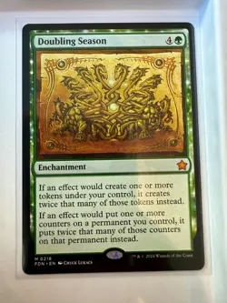 Doubling Season MTG Foundations Mythic Regular NM/M - Image 1