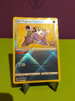 Pokemon TCG Radiant Blastoise Holo Card Pokemon Go 018/078 Mint - Image 3