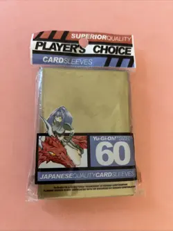 Players Choice card sleeves yugioh gold - Image 1