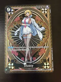 One Piece CCG Stussy SP OP07-085 a Fist of Divine Speed NM - Image 1