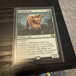 MTG Scythecat Cub Near Mint (NM) Normal Foundations Jumpstart - Image 1