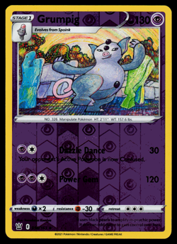 Pokemon Card - SWSH - Battle Styles Grumpig 056/163 Reverse Holo - NM - Image 1