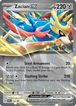 Zacian ex Promo SV: Scarlet & Violet Promo Cards 198 NM - Image 1